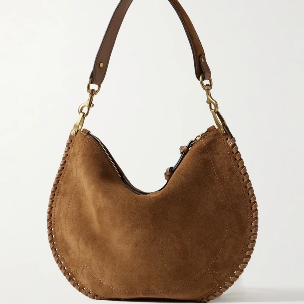 Isabel Marant Leather Brown Bag Elegant Tan Crossbody Purse - Picture 7 of 16
